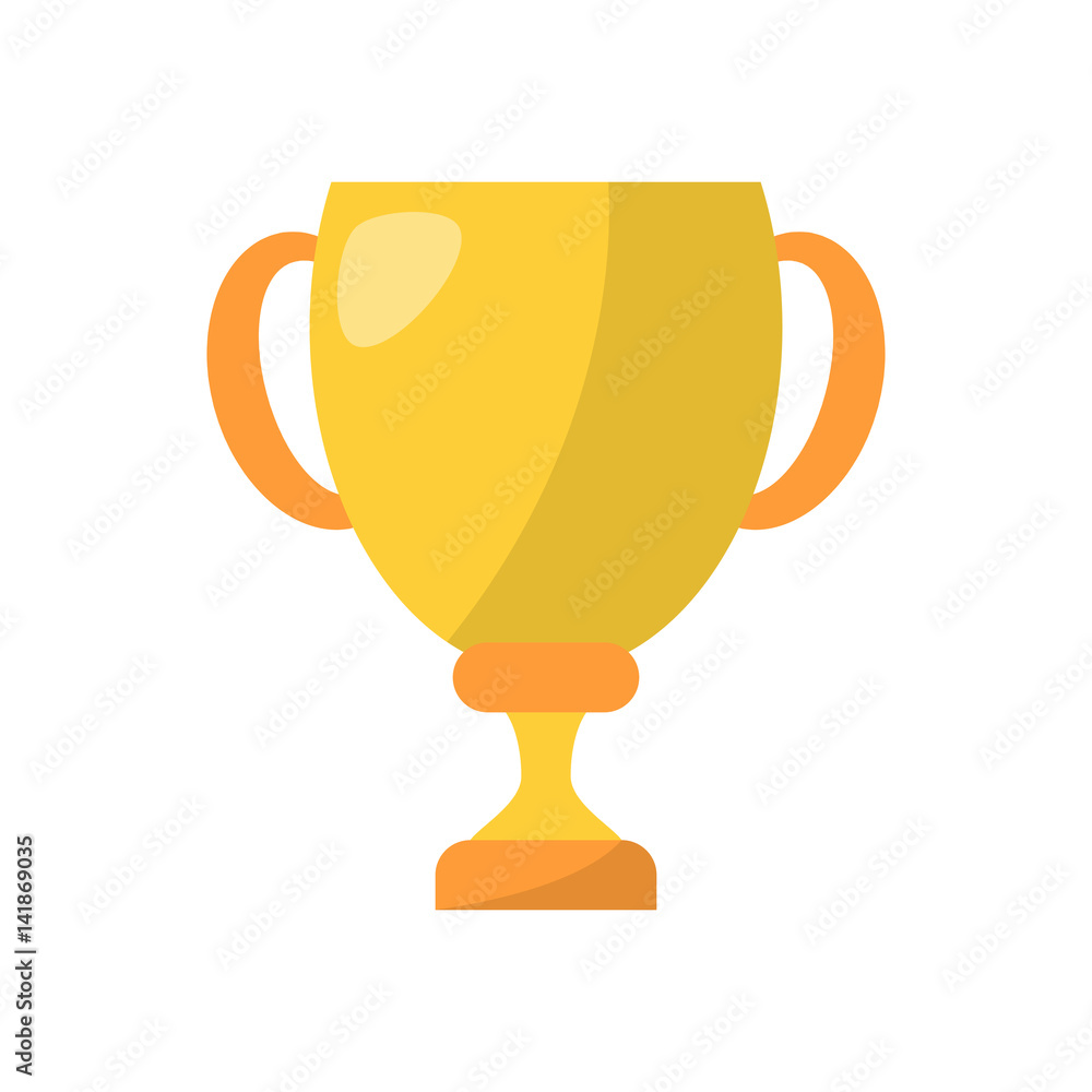 Trophy cup flat icon Trophy cup flat icon