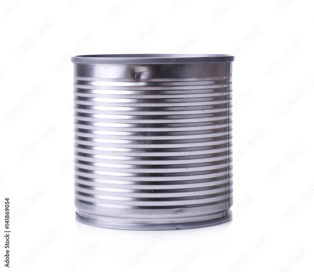 canned food isolated over white canned food isolated over white