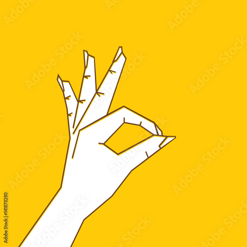 OK sign design concept