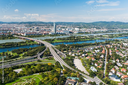 Aerial View Of Vienna City