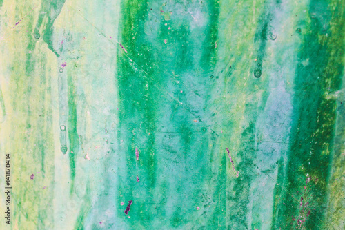 Paint Wall in Blue and Green