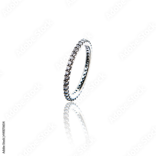 jewelry ring isolated on white