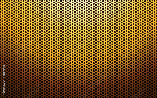 gold metal perforated texture