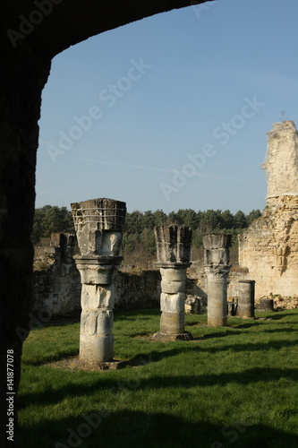 Abbaye de Vauclair dans l'Aisne, Picardie dans le nord de la france. photo