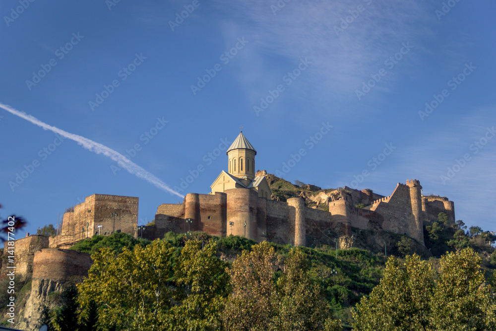 Obraz premium The castle in mountains