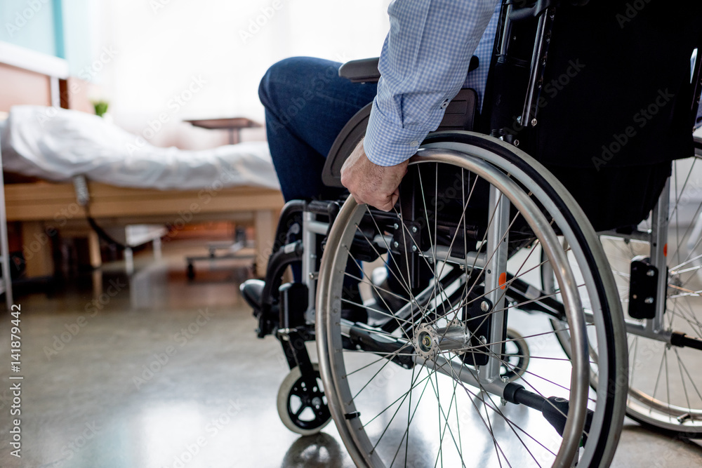 Senior patient in wheelchair Senior patient in wheelchair