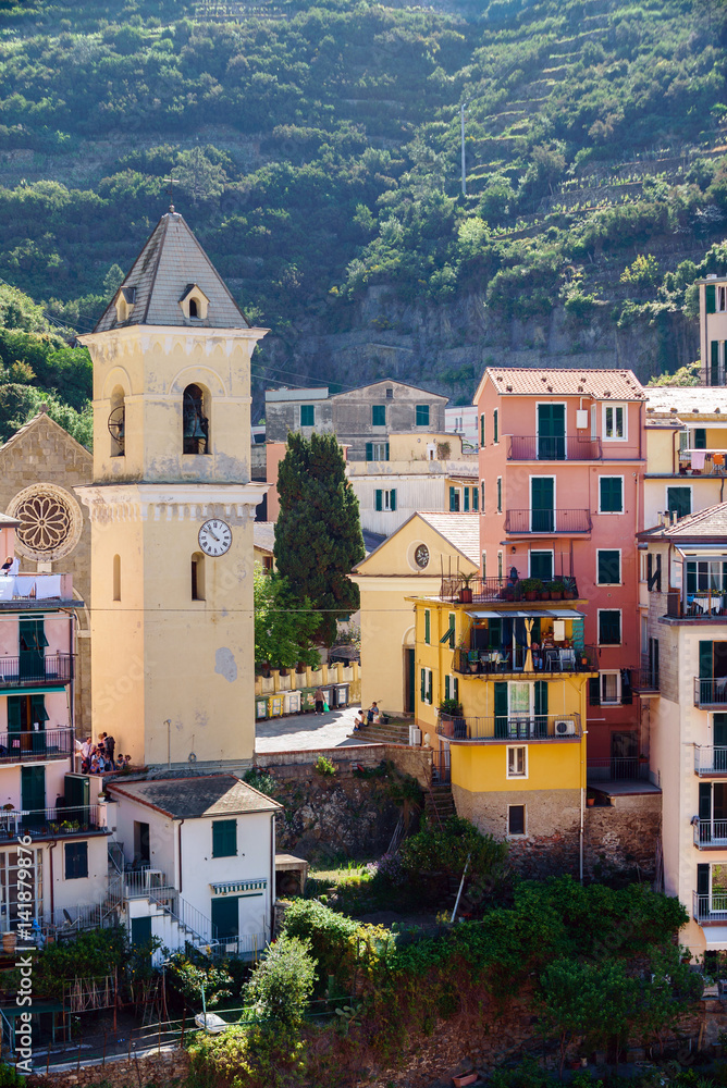 Obraz premium Cinque Terre National Park, Liguria Italy.