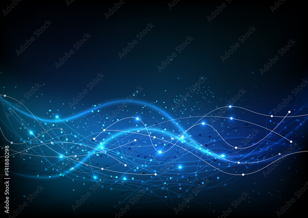 Fototapeta premium vector background abstract technology communication data Science