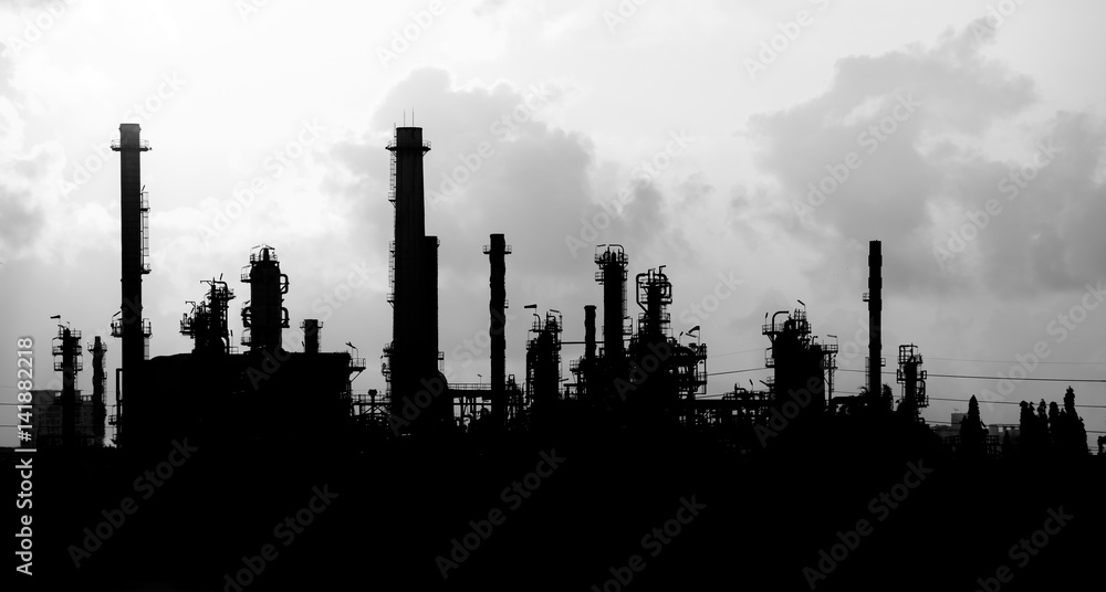Obraz premium Refinery industrial