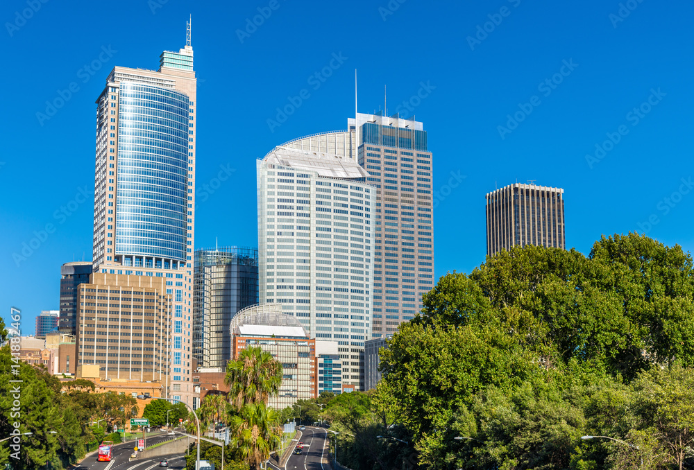 Skyline of Sydney central business district - Australia