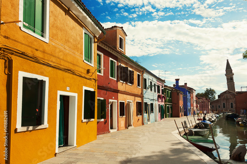 Street on Burano Island, Venice, Italy © Gladcov Vladimir