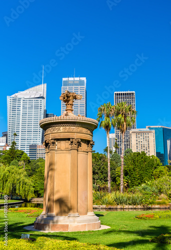 Choragic Monument of Lysicrates in Royal Botanical Garden of Sydney, Australia photo