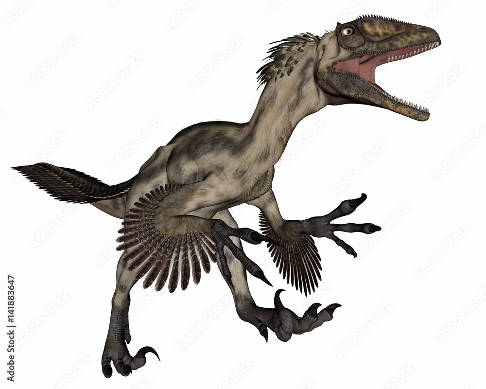 Fototapeta premium Deinocheirus dinosaur - 3D render