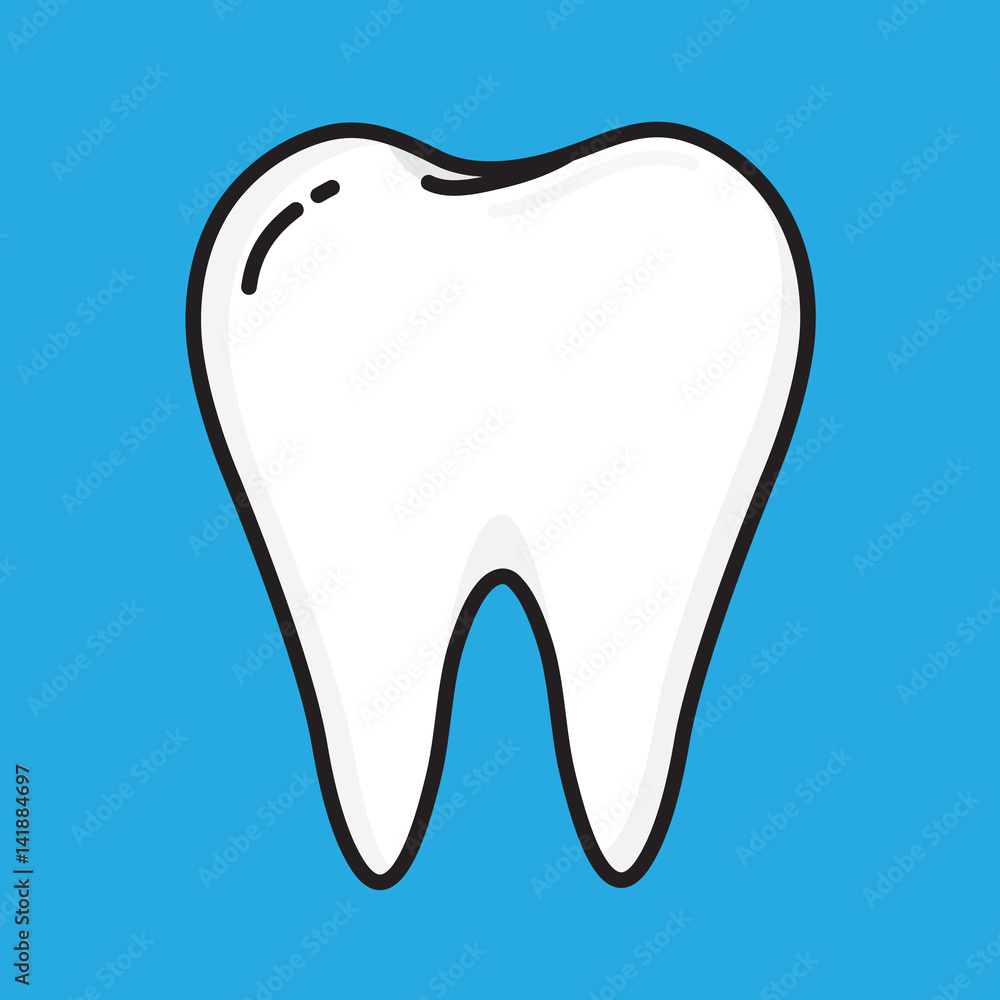 Teeth vector cartoon design. Teeth vector cartoon design.
