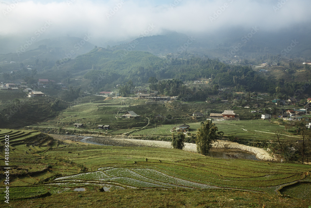 Fototapeta premium Vietnam, Sapa