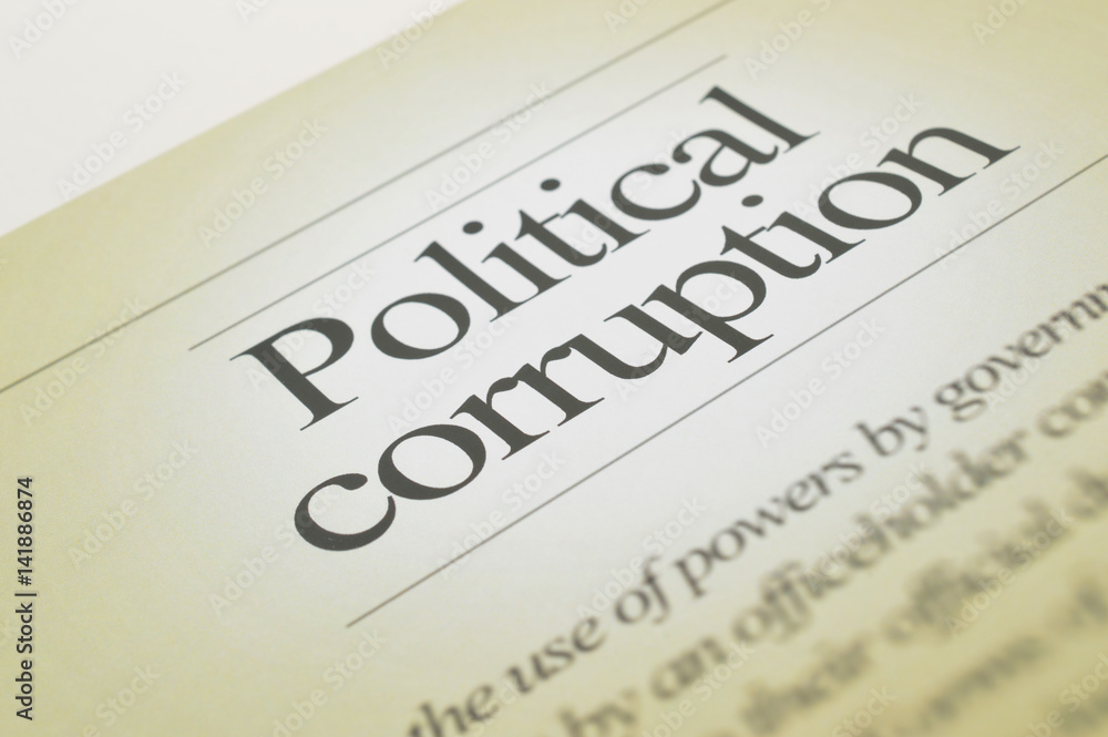 Political Corruption (Newspaper Headline) Political Corruption (Newspaper Headline)