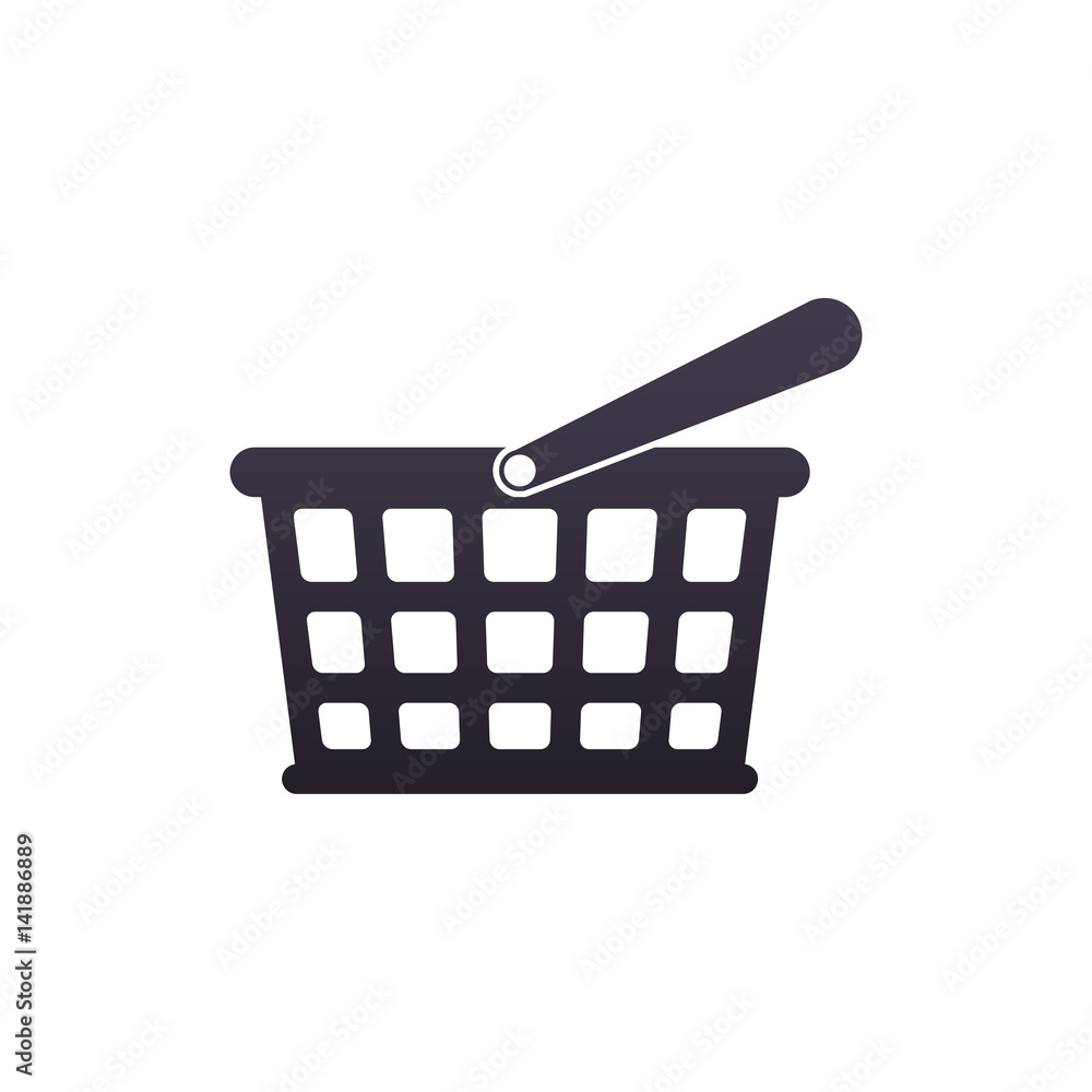 Shopping basket symbol icon vector illustration graphic design Shopping basket symbol icon vector illustration graphic design