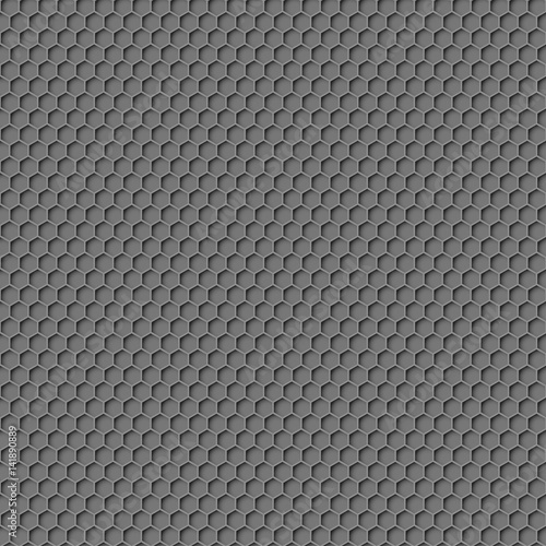 Metal honeycomb background