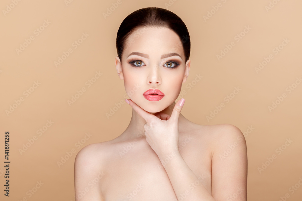 Beautiful Woman with Clean Fresh Skin Beautiful Woman with Clean Fresh Skin