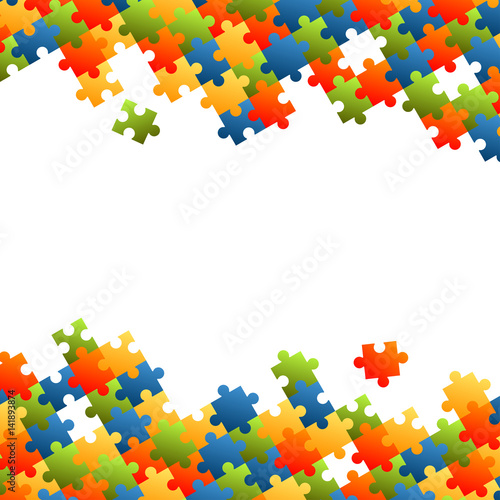 puzzle pieces background