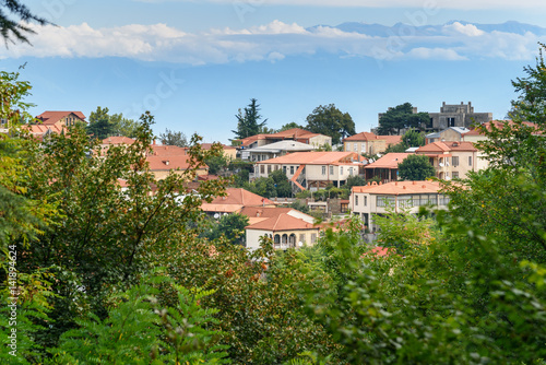 View of Signagi or Sighnaghi city. Georgia © Elena Odareeva