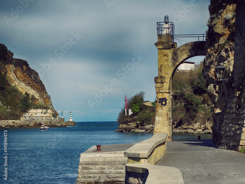 Pasajes Pasai Donibane Touristic fisherman Village San Sebasian Basque Country Spain photo