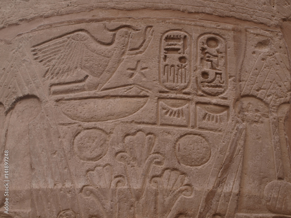 Eindrücke von einer Nilkreuzfahrt in Ägypten - Hieroglyphen