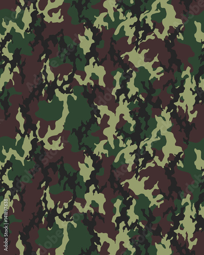 Fashionable camouflage pattern, military print .Seamless illustration