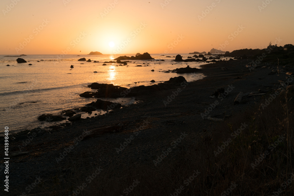Rock Beach Sunset