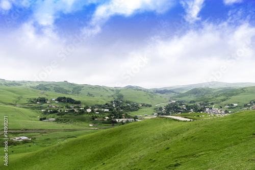 Summer mountain view to Highland Ordu - Turkey photo