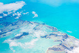 Aerial view of the Bahamas