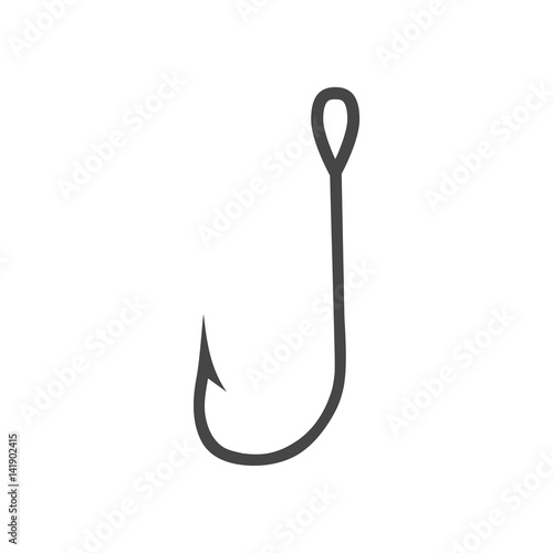 Vector icons fishhook - Illustration