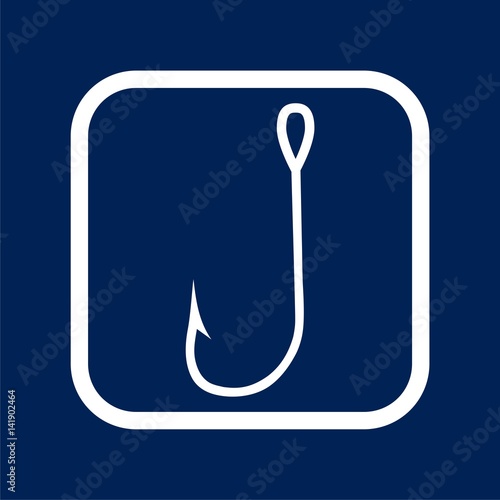 Vector icons fishhook - Illustration