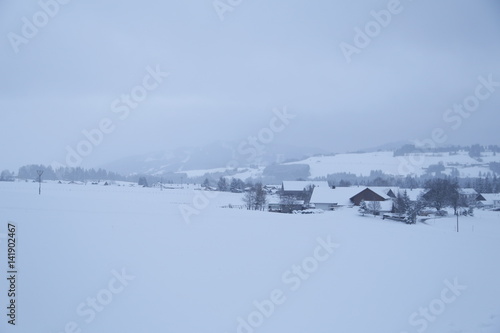 Winterlandschaft im Allgäu bei Nesselwang © h.m fotografie
