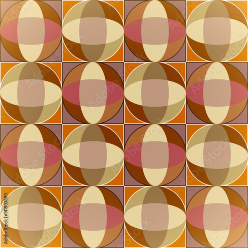 The vector pattern.Mosaic style