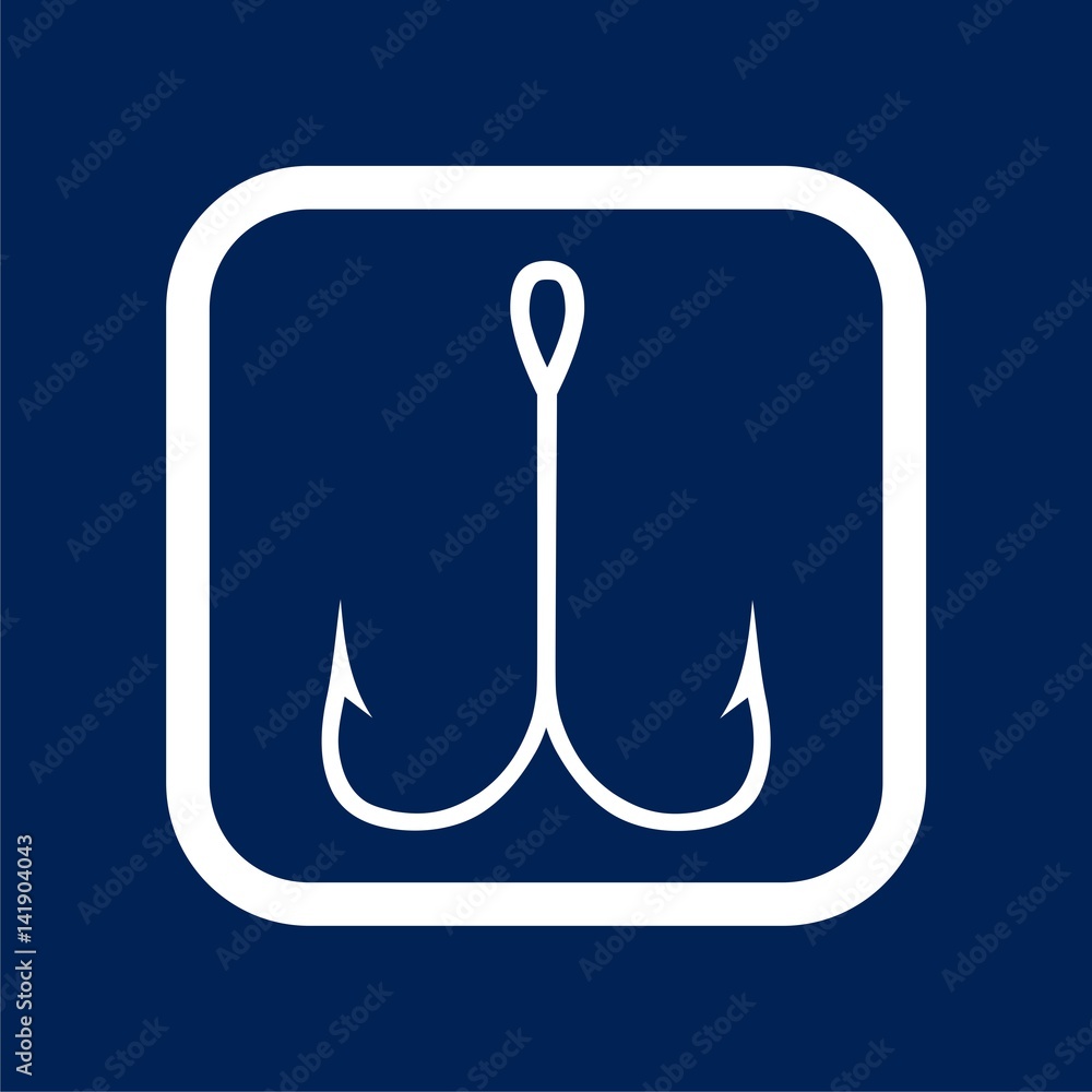 Vector icons fishhook - Illustration Vector icons fishhook - Illustration