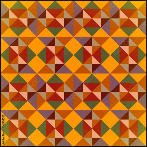 The vector pattern.Mosaic style