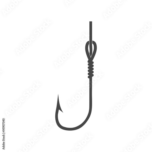 Vector icons fishhook - Illustration