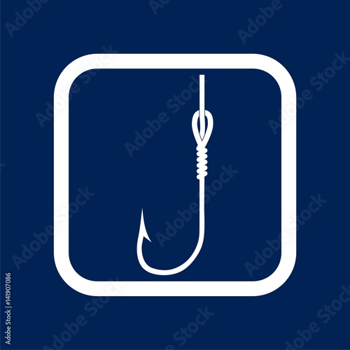 Vector icons fishhook - Illustration