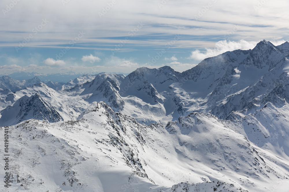 Ötztaler Alpen im Winter (Obergurgl / Hochgurgl)