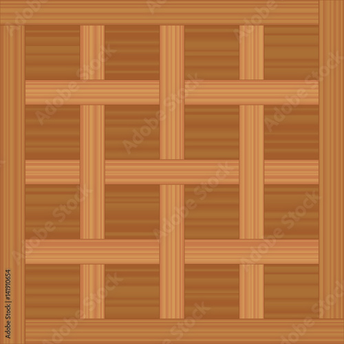 Flooring pattern named CHANTILLY PARQUET - vector illustration of an antique wooden flooring pattern.
