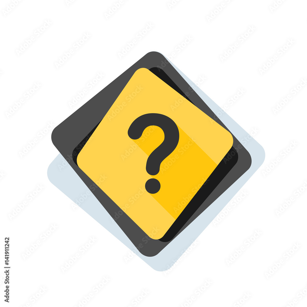 Help Question buton illustration Help Question buton illustration