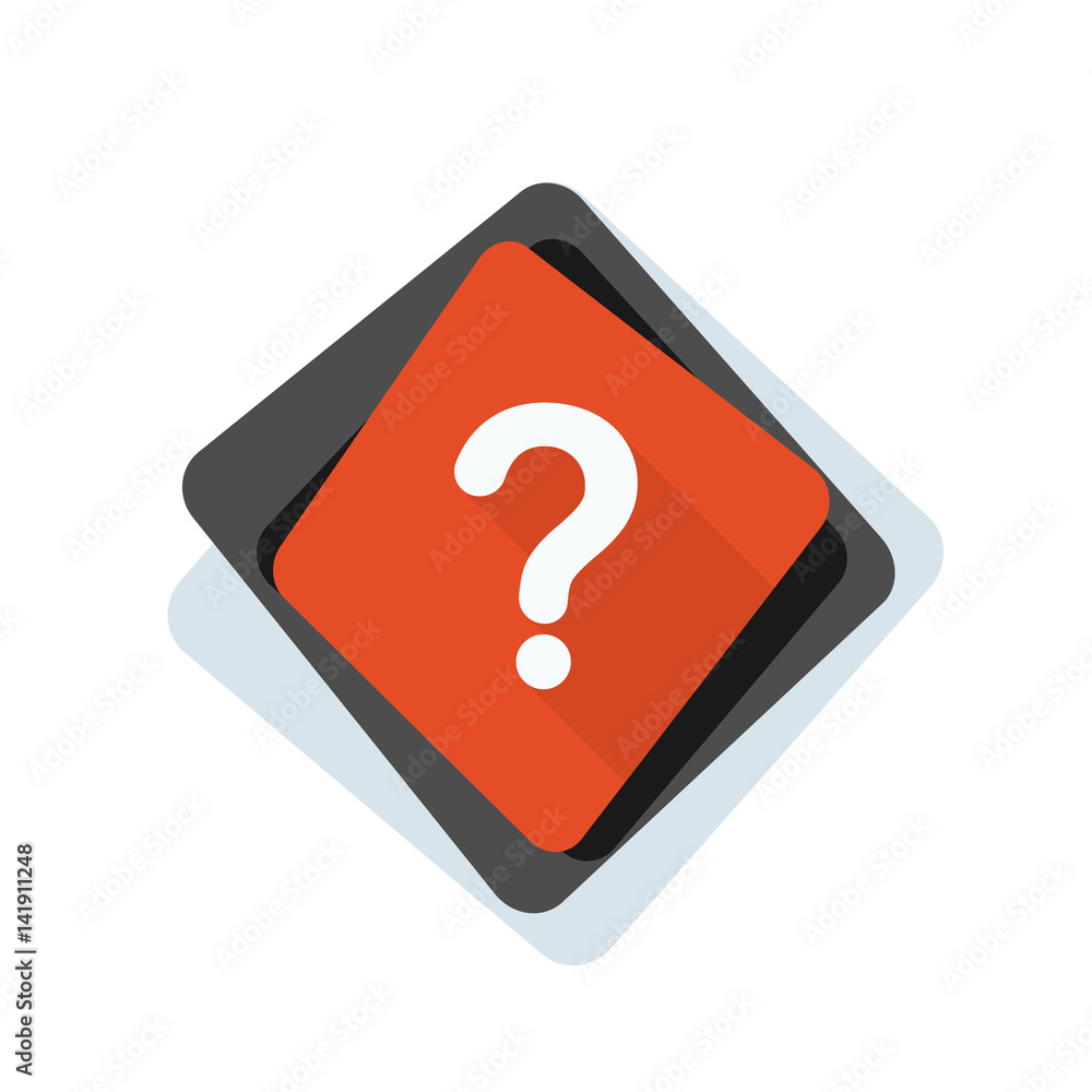 Help Question buton illustration Help Question buton illustration