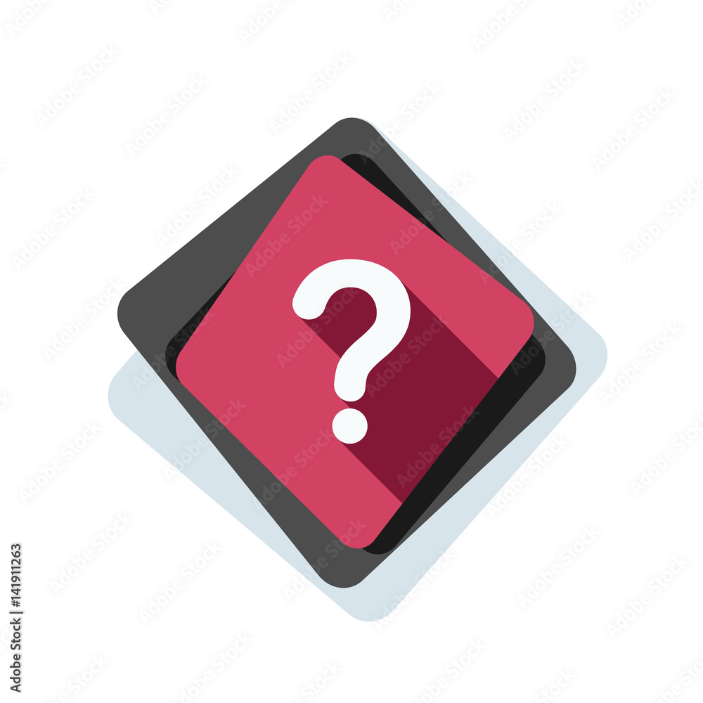 Help Question buton illustration Help Question buton illustration
