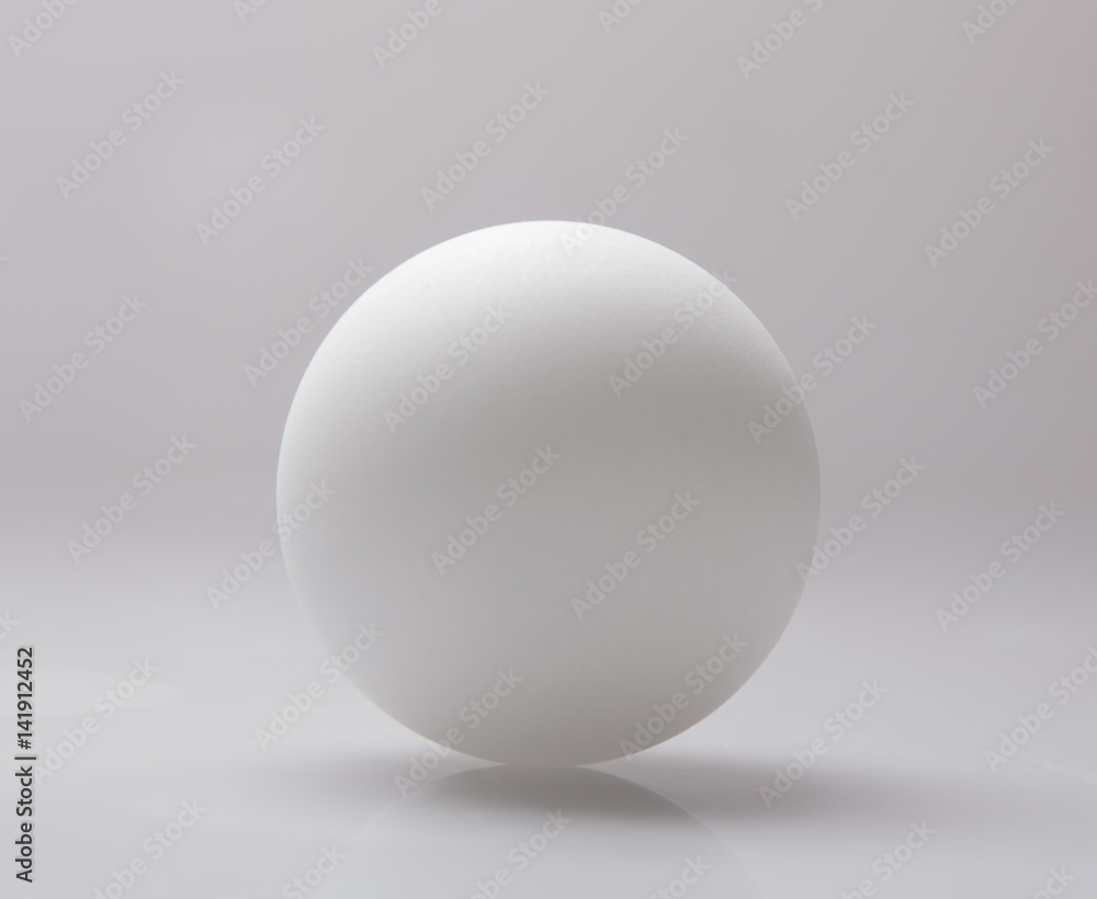 White ball isolated on white background White ball isolated on white background