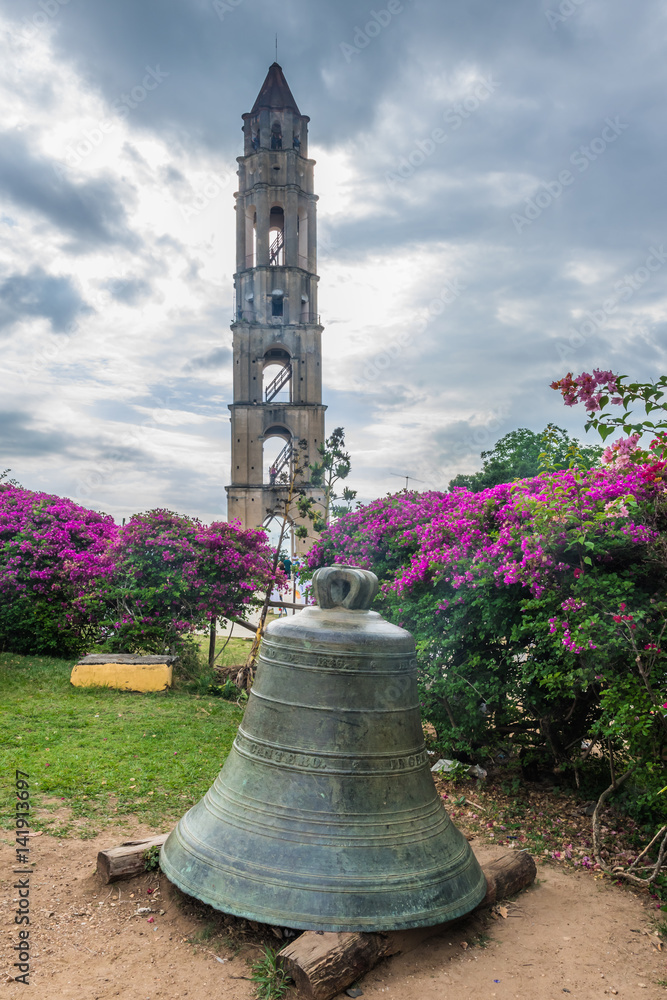 Obraz premium Torre de Manaca, der Sklaventurm zwischen Trinidad und Sancti Spiritus in Kuba