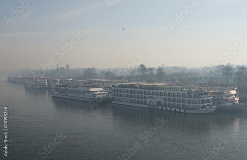 Pleasure boats on the Nile. photo