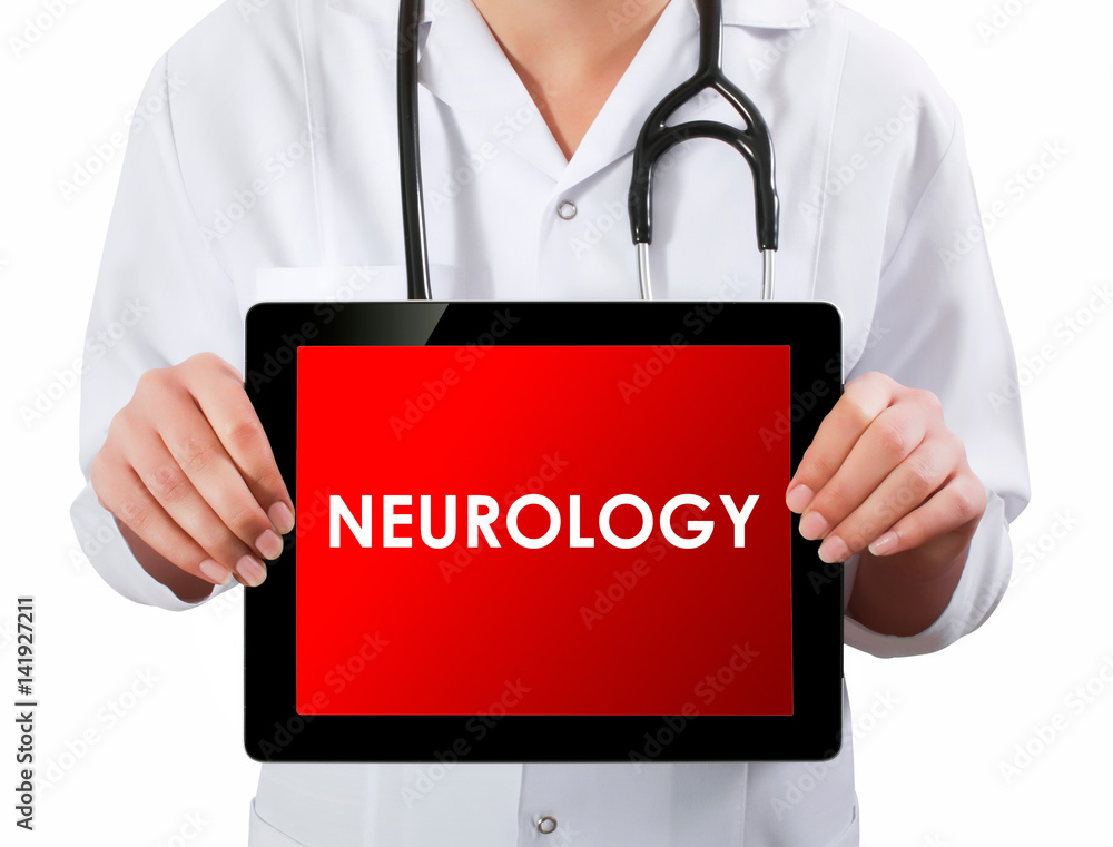 Doctor showing digital tablet screen.Neurology Doctor showing digital tablet screen.Neurology