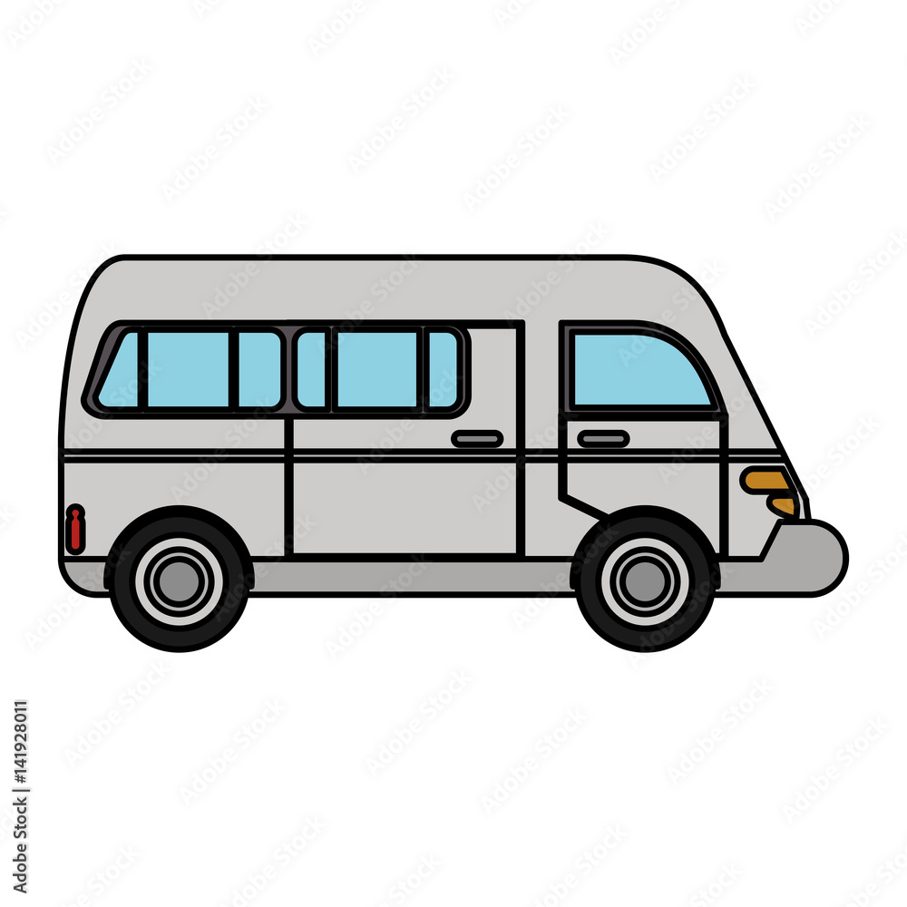 van transport vehicle urban vector illustration eps 10