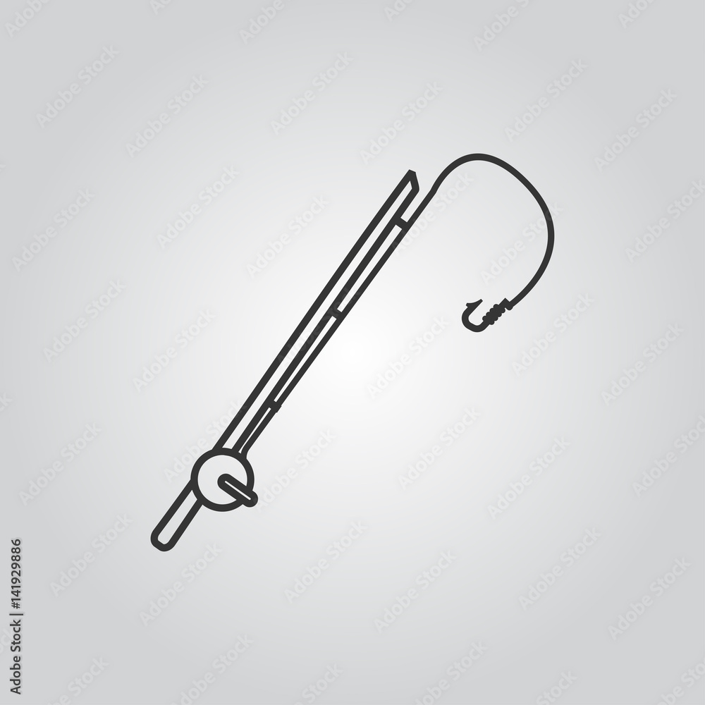 Fishing rod icon Fishing rod icon